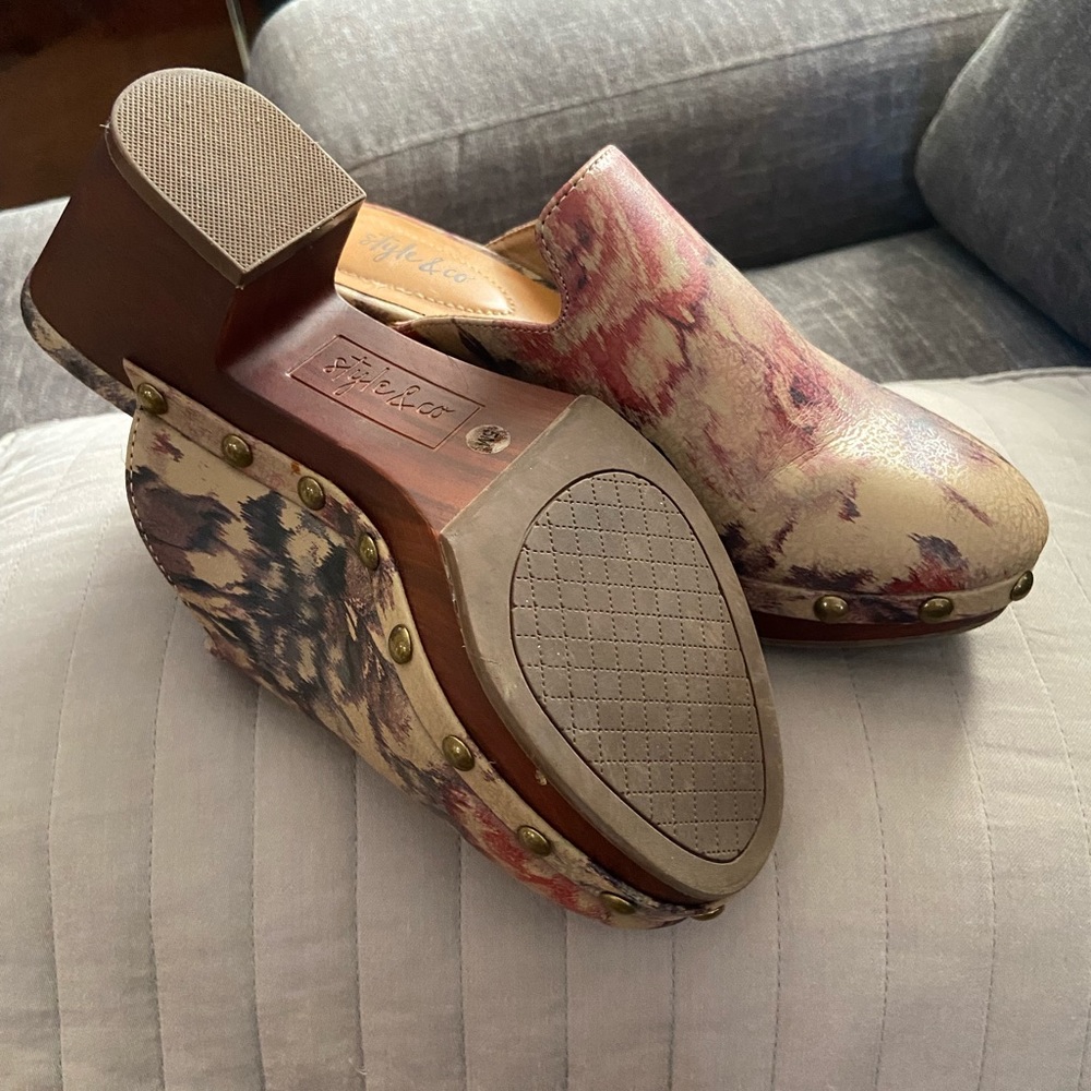 Multicolored mules comfortable - Picture 3 of 3